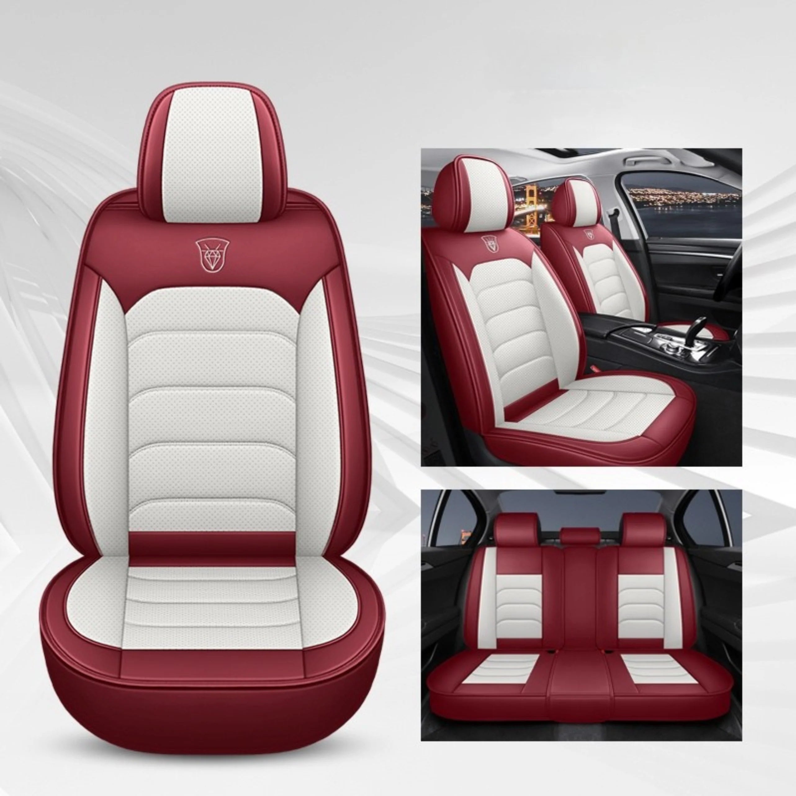 Custom-Fit Nappa Leather Car Seat Covers