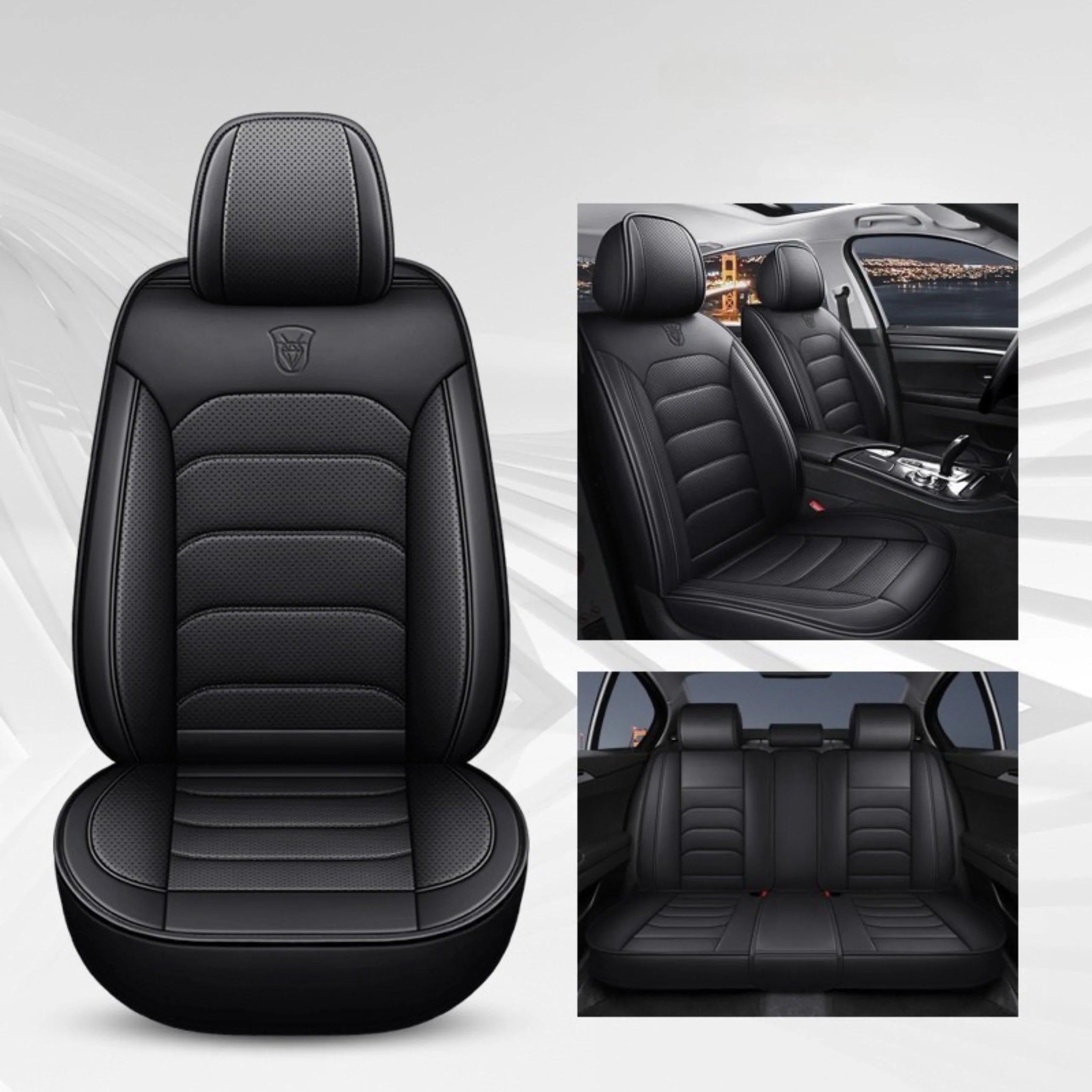 Custom-Fit Nappa Leather Car Seat Covers