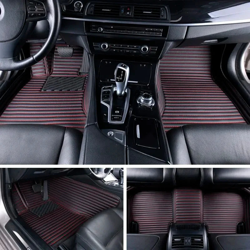 Black with Red stitching