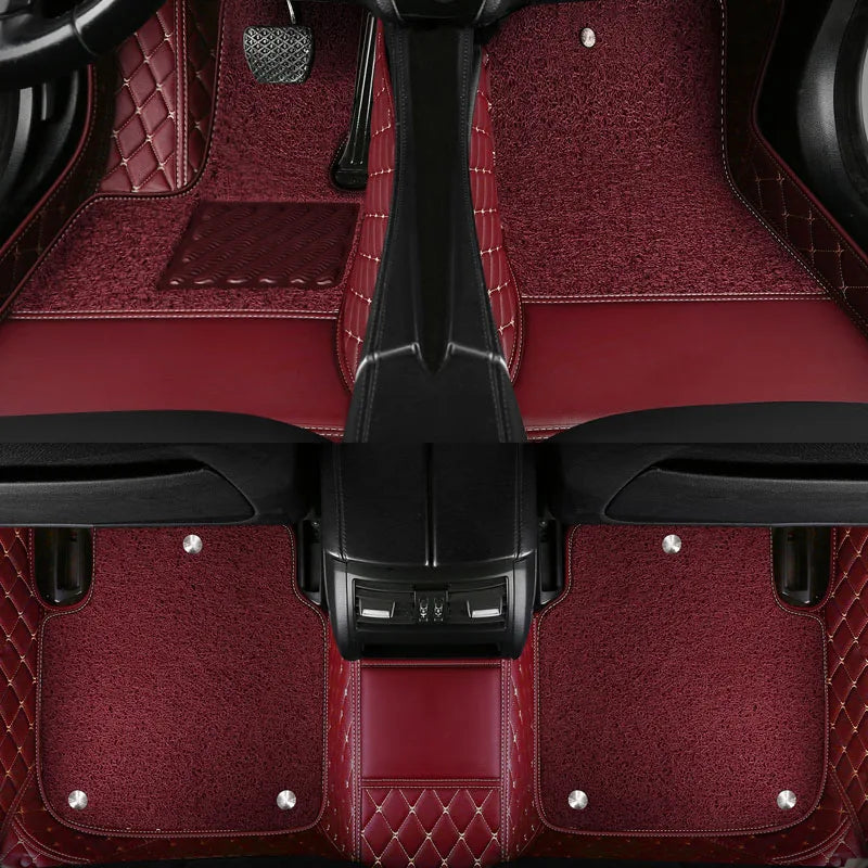 Heavy-duty floor mats for cars (With an extra mat on top)