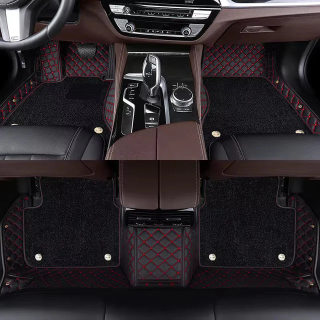 Heavy-duty floor mats for cars (With an extra mat on top)