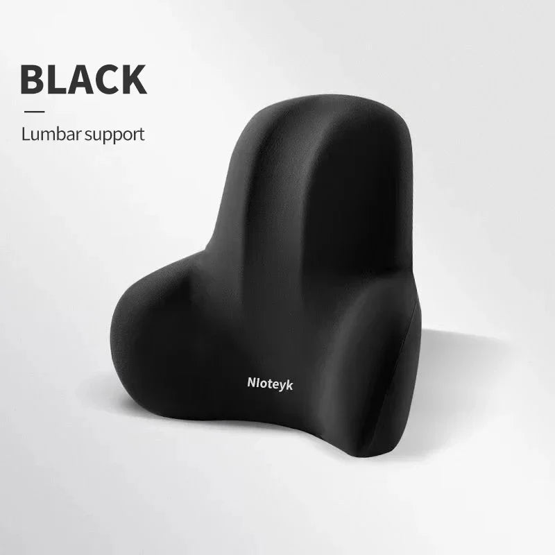 Premium Car Headrest and Lumbar Support Pillows