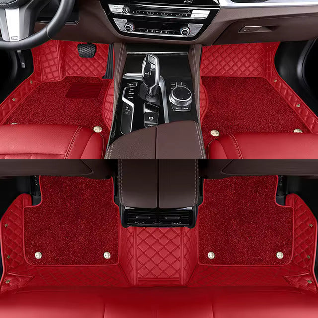 Heavy-duty floor mats for cars (With an extra mat on top)