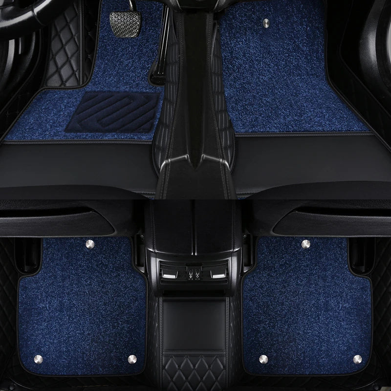 Heavy-duty floor mats for cars (With an extra mat on top)