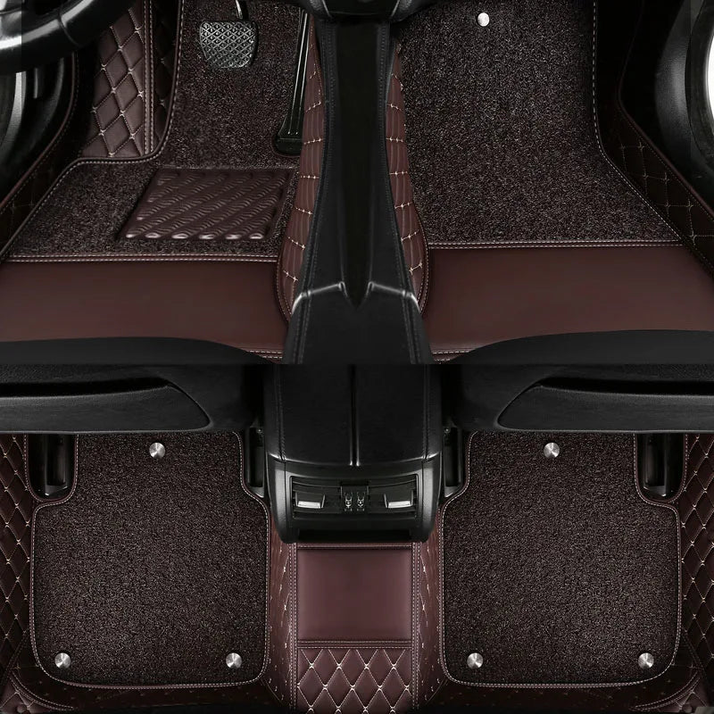 Heavy-duty floor mats for cars (With an extra mat on top)
