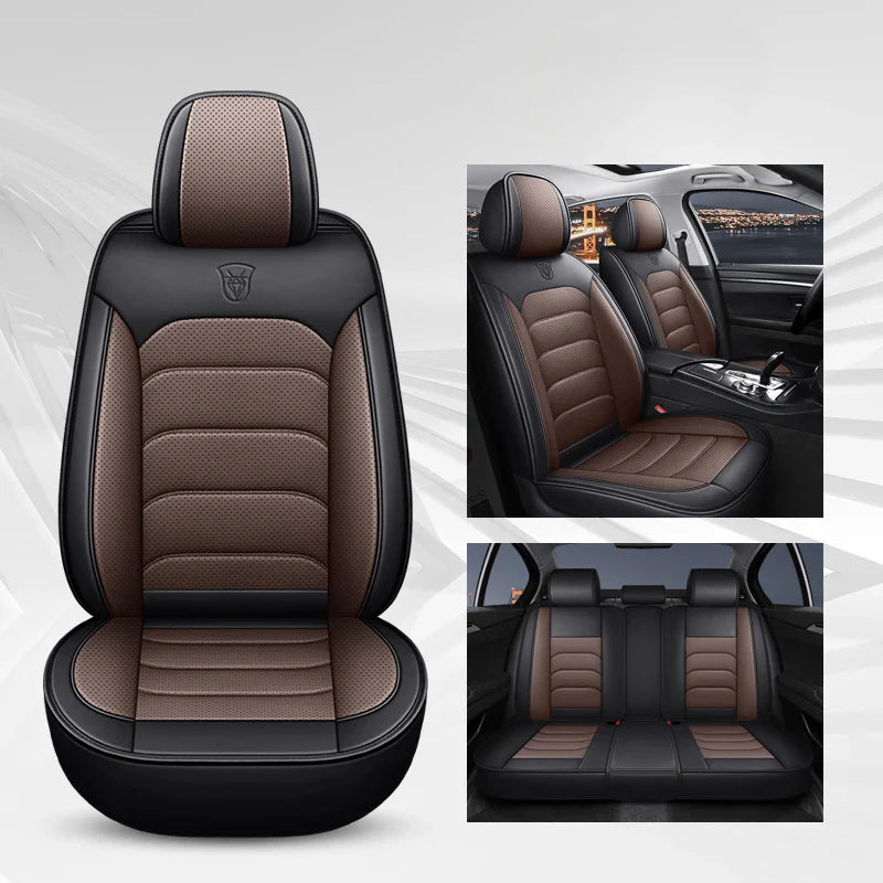 Custom-Fit Nappa Leather Car Seat Covers